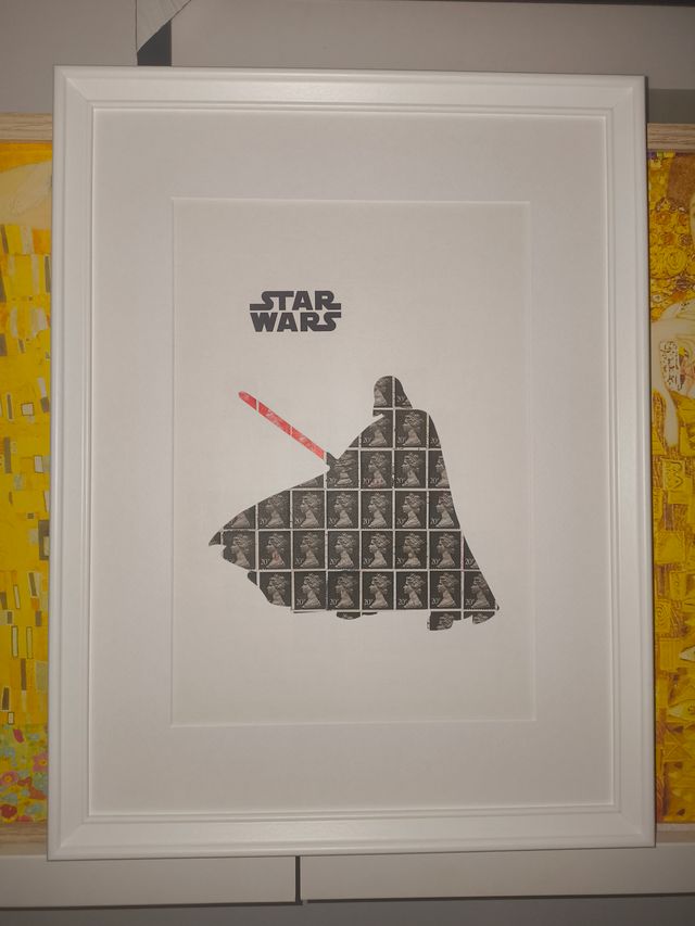 Star Wars - Quadro film cinema su Francobolli