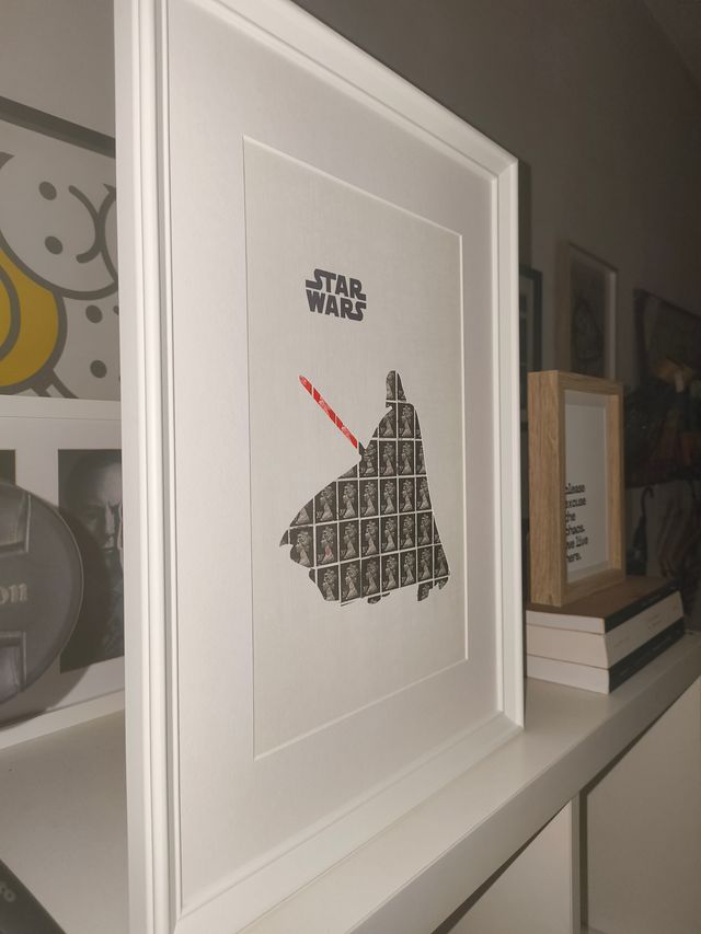 Star Wars - Quadro film cinema su Francobolli