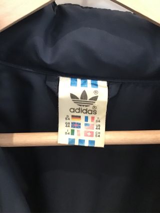 Chaqueta Adidas Originals azul marino vintage