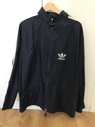 Chaqueta Adidas Originals azul marino vintage