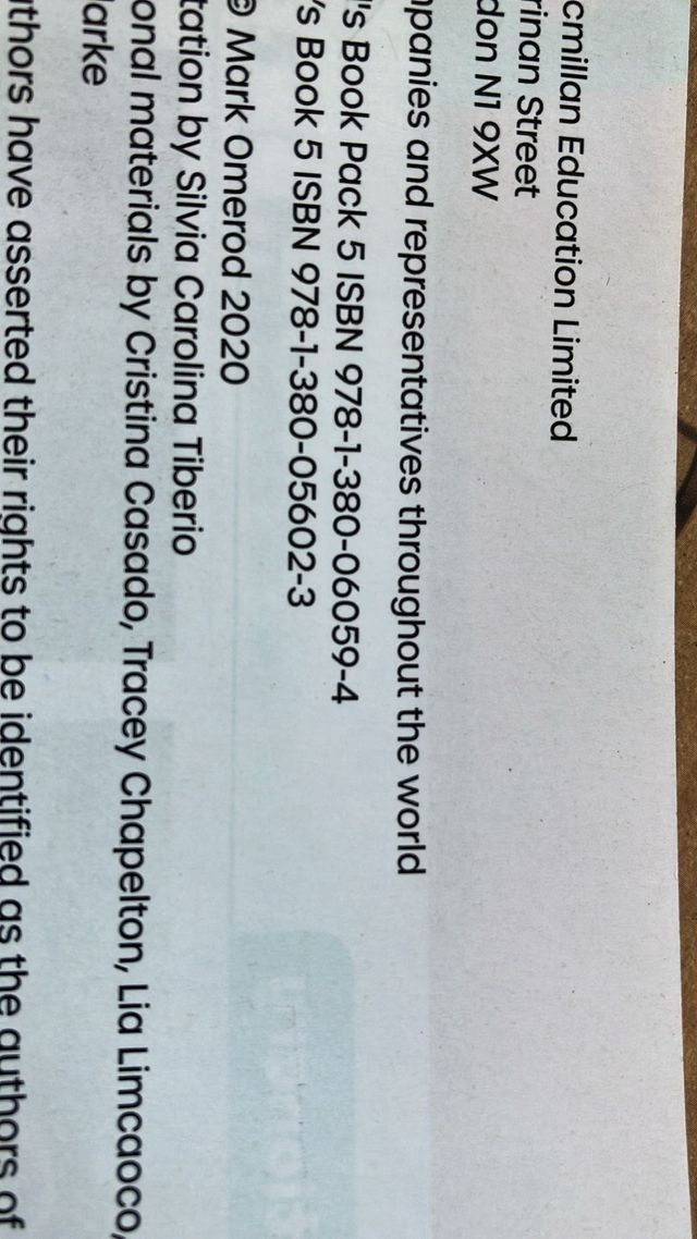 Libro de inglés mcmillan education 5 primaria