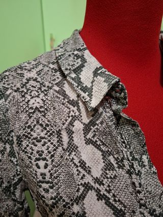 Vestito Zara lungo stampa serpente