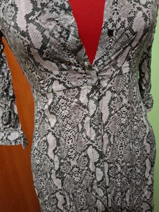 Vestito Zara lungo stampa serpente