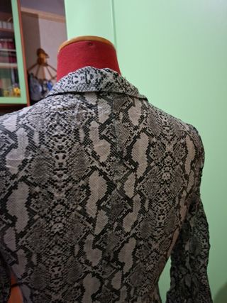 Vestito Zara lungo stampa serpente