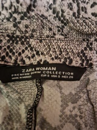 Vestito Zara lungo stampa serpente