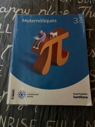 libro matematicas 3r eso