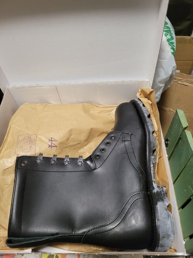 Botas Vidal Militares Negras nuevas