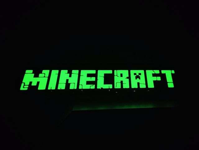 Luz LED Minecraft Impreso en 3D