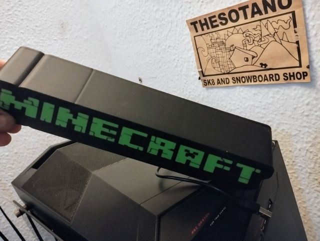 Luz LED Minecraft Impreso en 3D