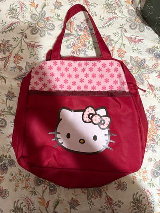Bolso Hello Kitty Rojo Rosa