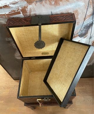 Mesitas orientales antiguas - 2 uds