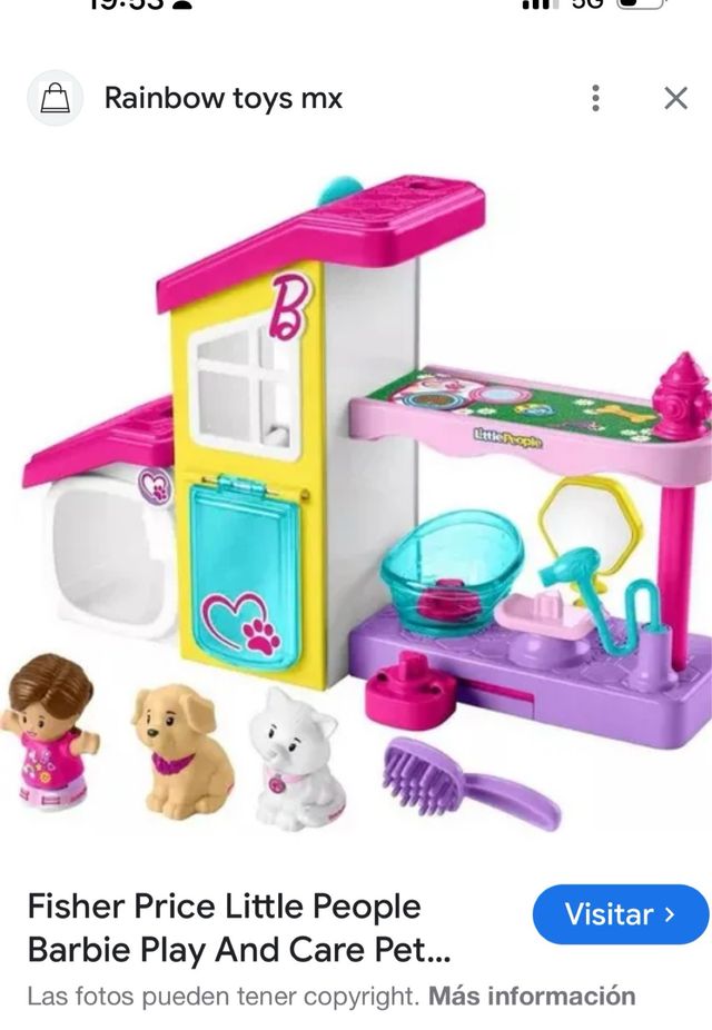 Fisher-Price Little People Barbie Mascotas