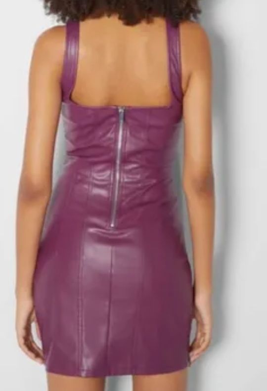 Vestido Bershka morado