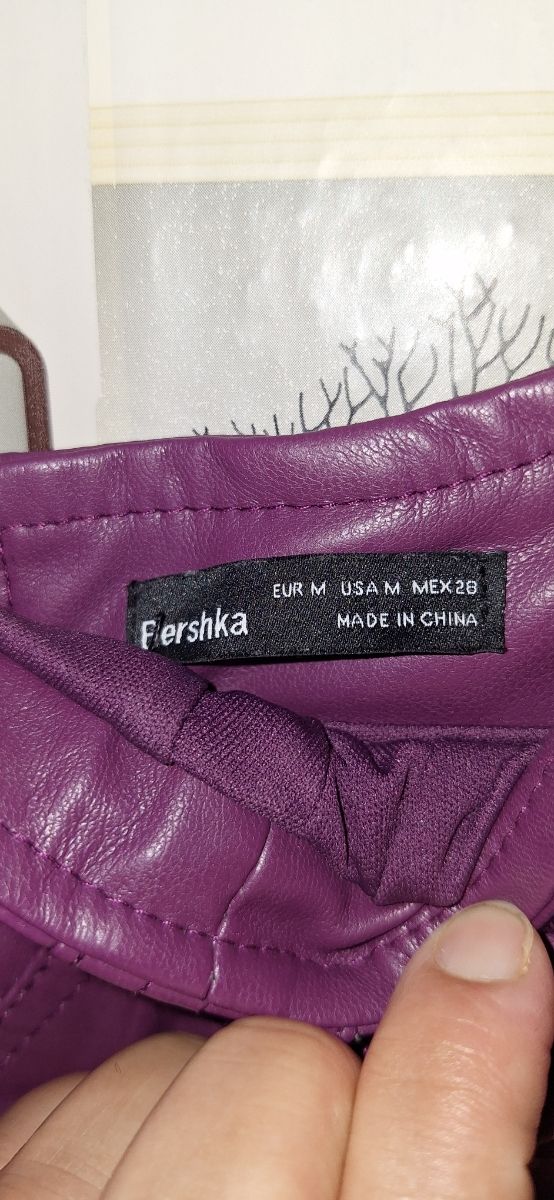 Vestido Bershka morado