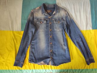 Camisa vaquera de Bershka - Azul