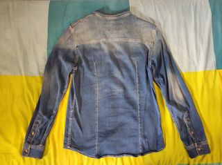Camisa vaquera de Bershka - Azul