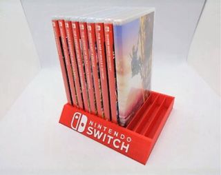 Soporte juegos Nintendo Switch - Rojo