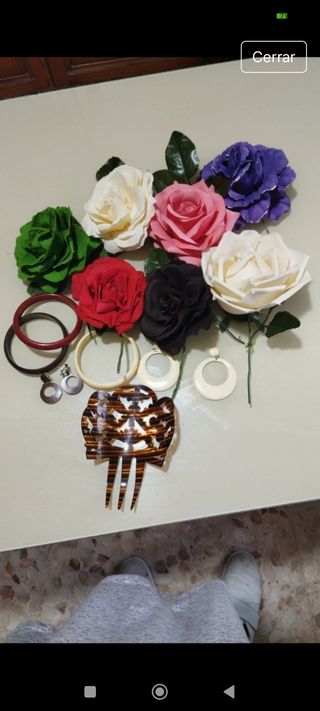 Accesorios flamenca: Flores & pendientes