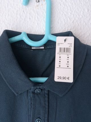 Polo Intimissimi Hombre Verde M con etiqueta 