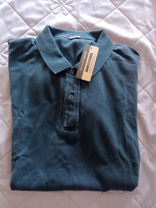 Polo Intimissimi Hombre Verde M con etiqueta 