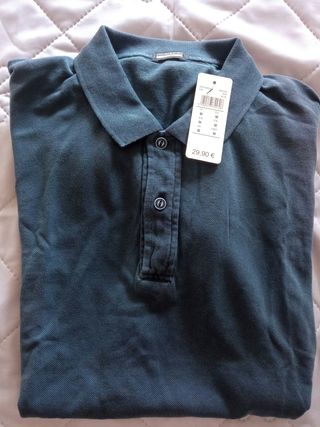 Polo Intimissimi Hombre Verde M con etiqueta 
