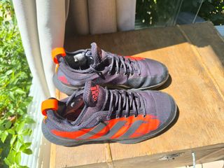 Zapatillas Adidas Tenis/Pádel - Negras/Rojas