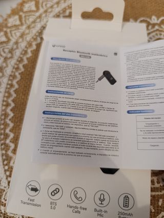 Nuevo Receptor Bluetooth Uni. WA130B