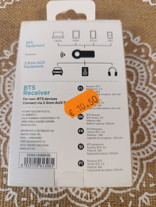 Nuevo Receptor Bluetooth Uni. WA130B