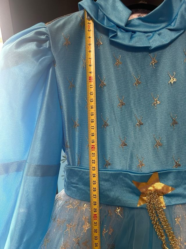 Disfraz niña hada celeste