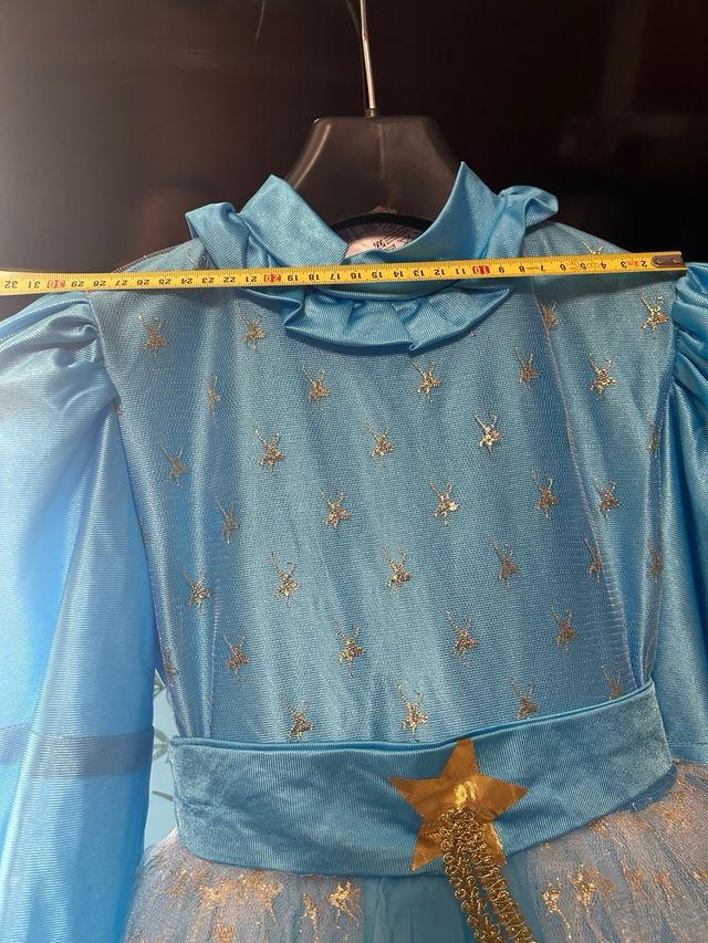 Disfraz niña hada celeste