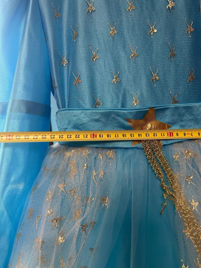 Disfraz niña hada celeste