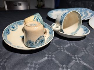 Vajilla VILLEROY & BOCH azul y blanca Precio x und