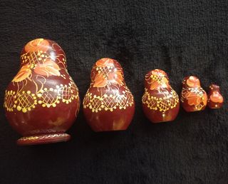 Matrioske Vintage Russe - 5 pezzi