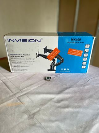 Soporte doble monitor Invision MX400