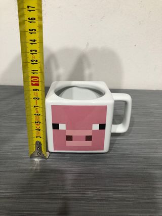 Tazza Minecraft a forma di maiale