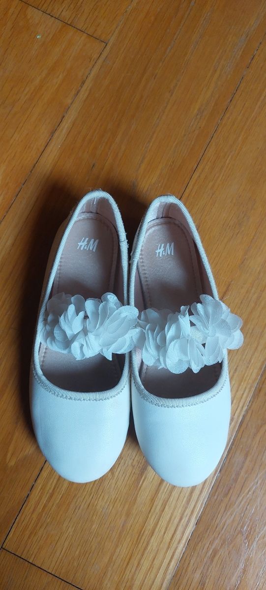 Zapatos niña H&M blancos