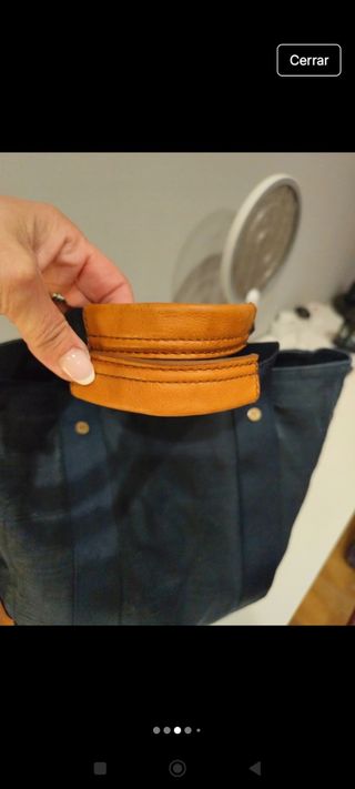 Bolso Purificación García azul marino