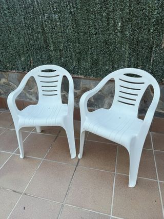 2 sillas de exterior