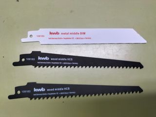 Juego sierras KWB HCS y BIM 150/125mm