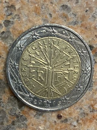 Moneta 2€ Francia 2015 Albero Vita