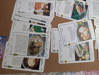 Juego de cartas recetas españolas