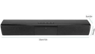 Barra de sonido negra