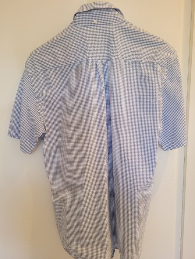 Camicia Henri Lloyd a quadretti bianco e azzurro