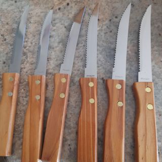 6 Coltelli bistecca acciaio inox