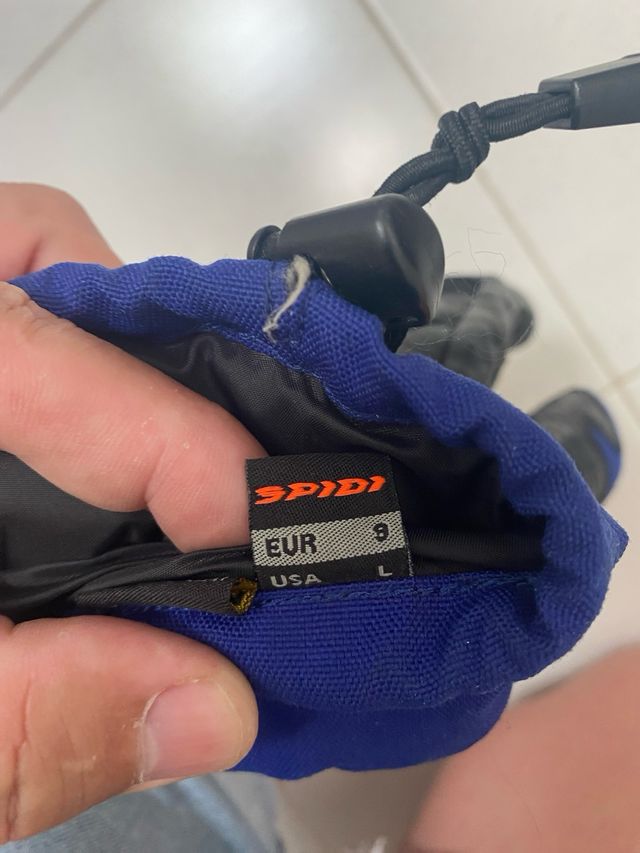 Guantes Spidi moto invierno - Negro/Azul