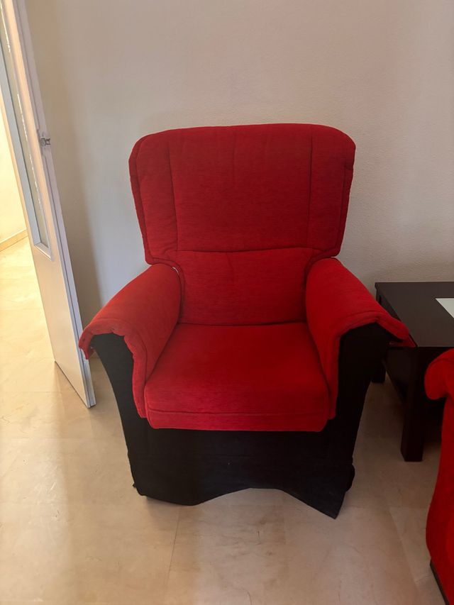 Sillón relax rojo - Cómodo y elegante