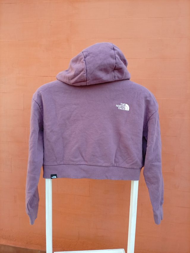 Sudadera The North Face morada corta