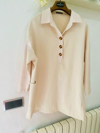 tipo tunica corta beige SHEIN - 36