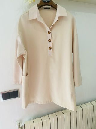 tipo tunica corta beige SHEIN - 36