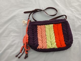 Bolso / cartera crochet multicolor